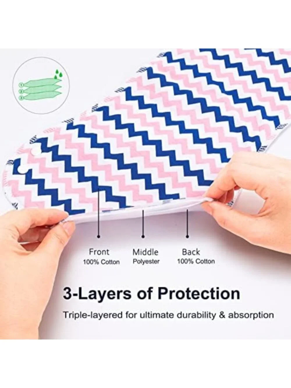 Large 12-Pack Baby Burp Cloths & Bibs Set - Super Absorbent, Soft, 3-Layer